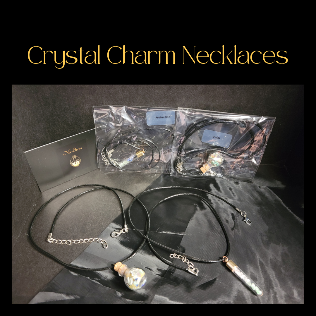 Crystal Charm Necklaces